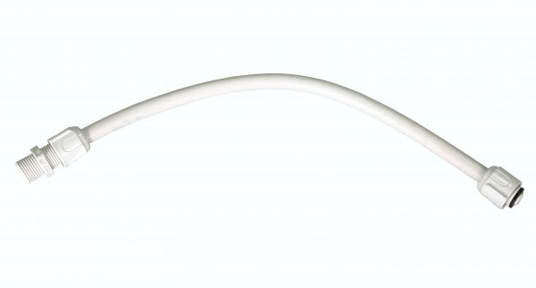 ENGATE FLEXIVEL BRANCO 50CM X 20MM