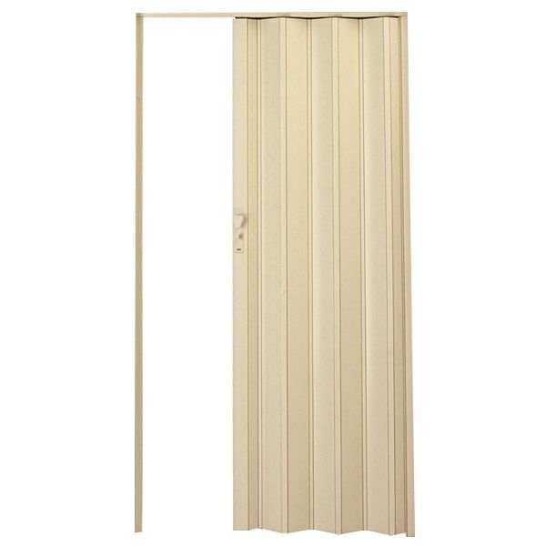 PORTA SANFONADA PVC HANNA 2,10m X 0,70 COR BEGE