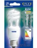 LAMPADA FLUORESCENTE ESPIRAL 11W-127V (ILUMINAÇÃO 40W)