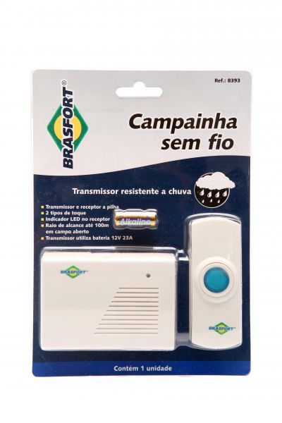 CAMPAINHA SEM FIO BRASFORT