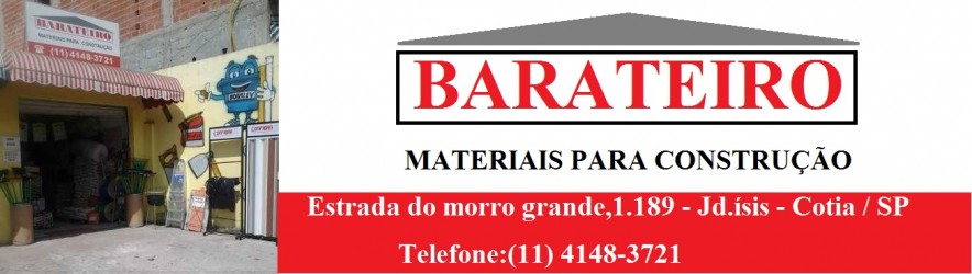 BARATEIRO MATERIAIS PARA CONSTRUÇÃO