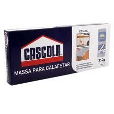 MASSA PARA CALAFETAR CASCOLA CINZA 350G