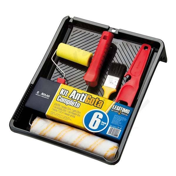 KIT PARA PINTURA ATLAS ANTIGOTAS C/6PÇS